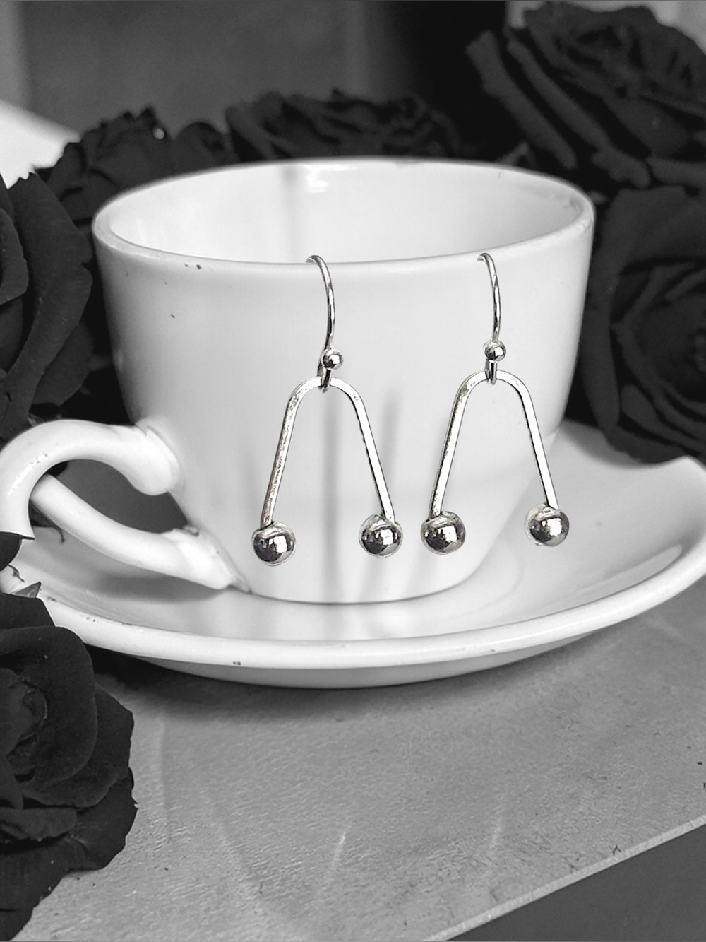 5 For $25💫Alternative Silver Geometric Earrings
